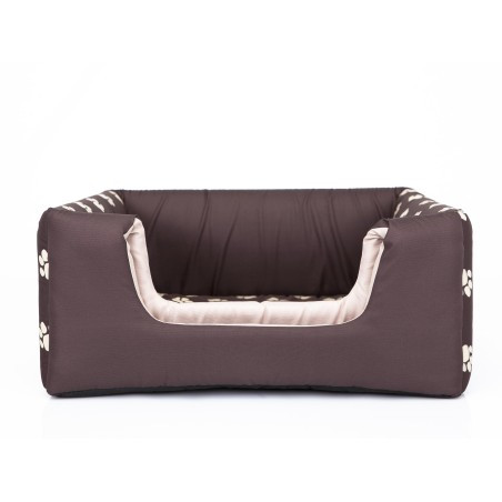 Bouda a pelíšek pro psa BUTTERFLY R3 tlapky, hnědá