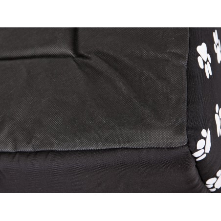 Bouda a pelíšek pro psa BUTTERFLY R2 tlapky, černá