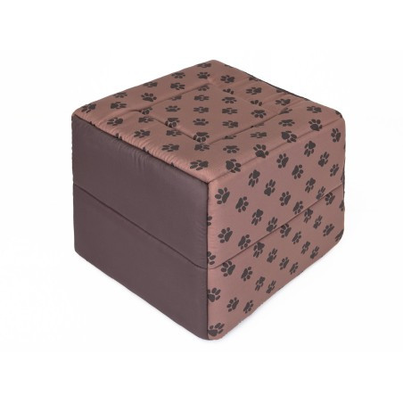 Bouda a pelíšek pro psa BUTTERFLY R2 tlapky, světle hnědá