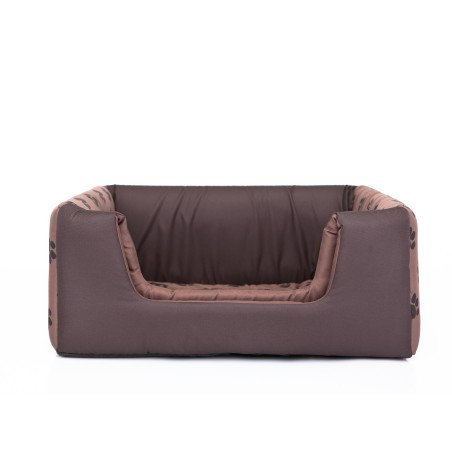 Bouda a pelíšek pro psa BUTTERFLY R2 tlapky, světle hnědá