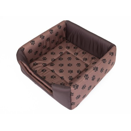 Bouda a pelíšek pro psa BUTTERFLY R3 tlapky, světle hnědá