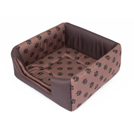 Bouda a pelíšek pro psa BUTTERFLY R4 tlapky, světle hnědá