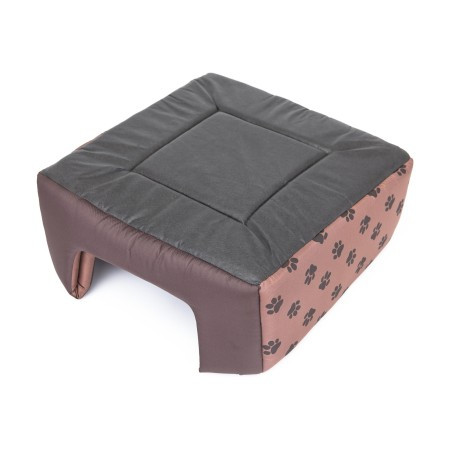 Bouda a pelíšek pro psa BUTTERFLY R4 tlapky, světle hnědá