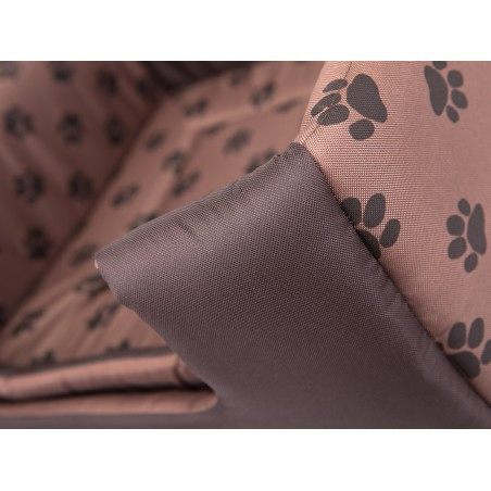 Bouda a pelíšek pro psa BUTTERFLY R4 tlapky, světle hnědá