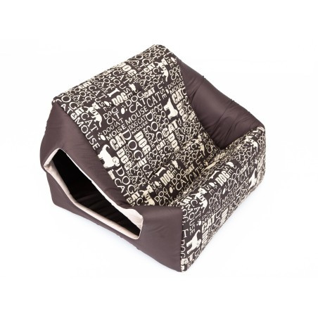 Bouda a pelíšek pro psa BUTTERFLY R4 nápisy