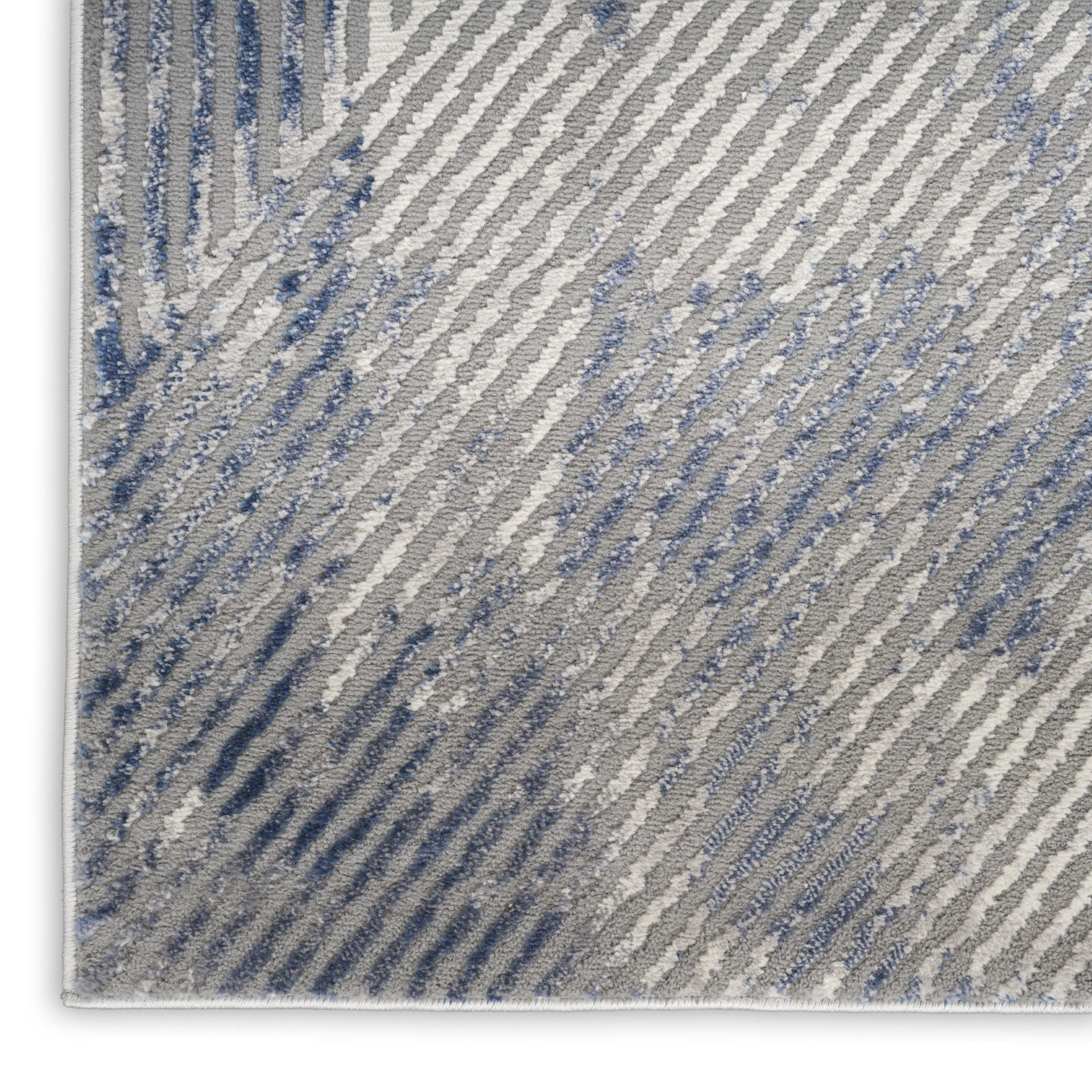 Koberec CALVIN KLEIN TRANSITIONS šedý/modrý