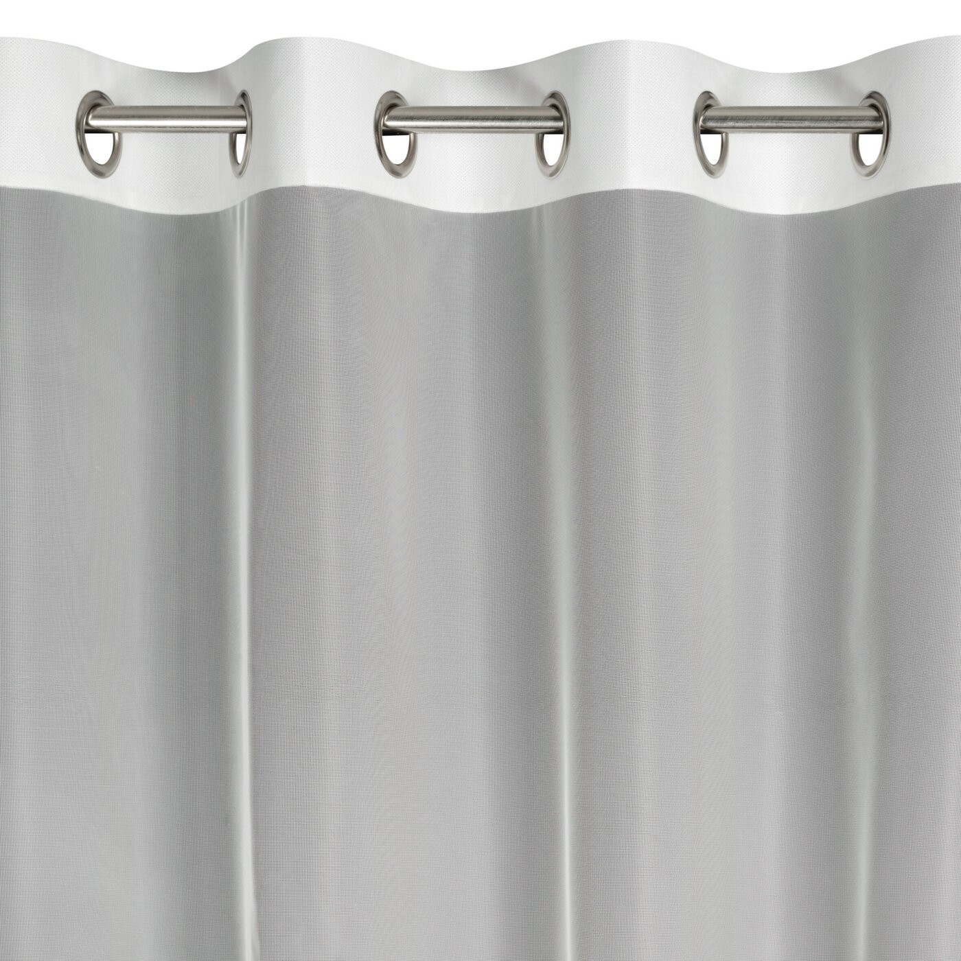 Hotová záclona DINO bílá - na průchodkách