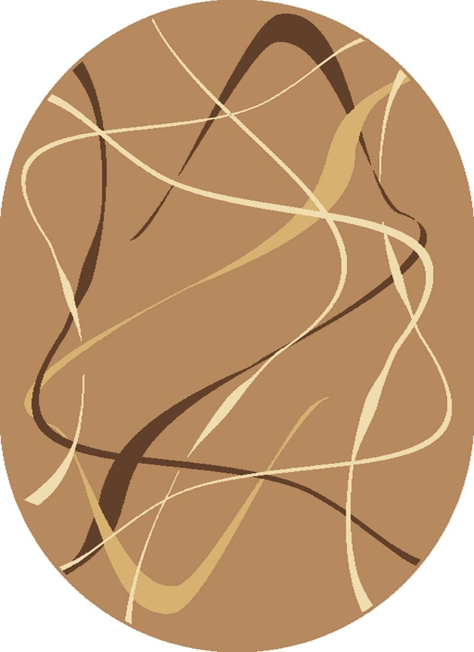 Koberec CHOCO ovál ořech