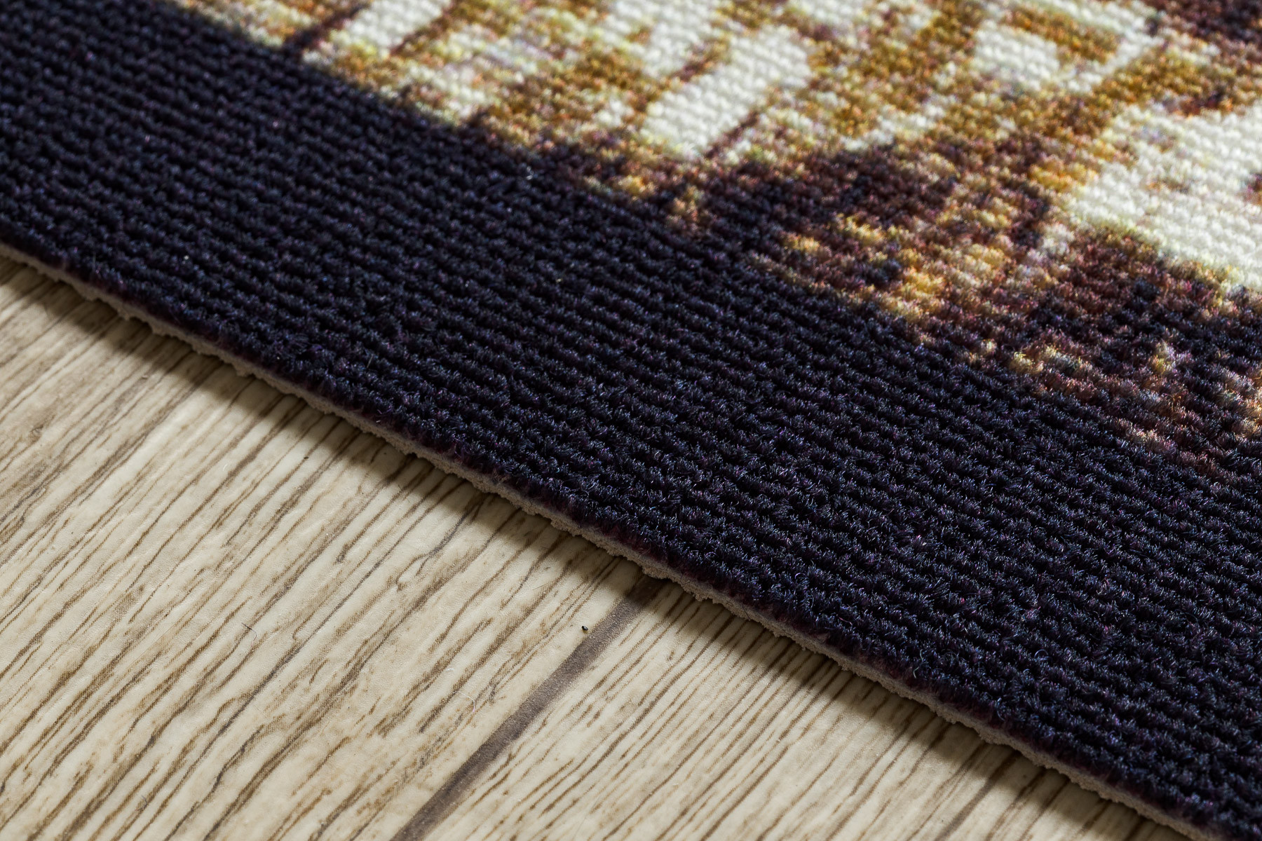 Protiskluzový běhoun DIGITAL - CLASSIC Ornament, béžový / hnědý