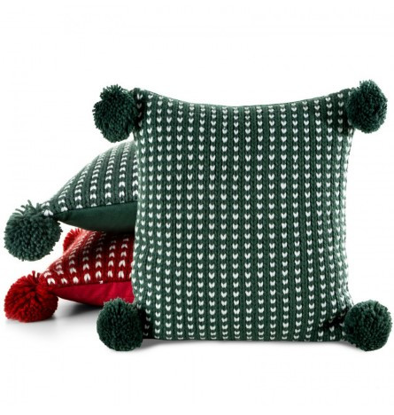 Povlak na polštář CHP 96 zelený / bílý