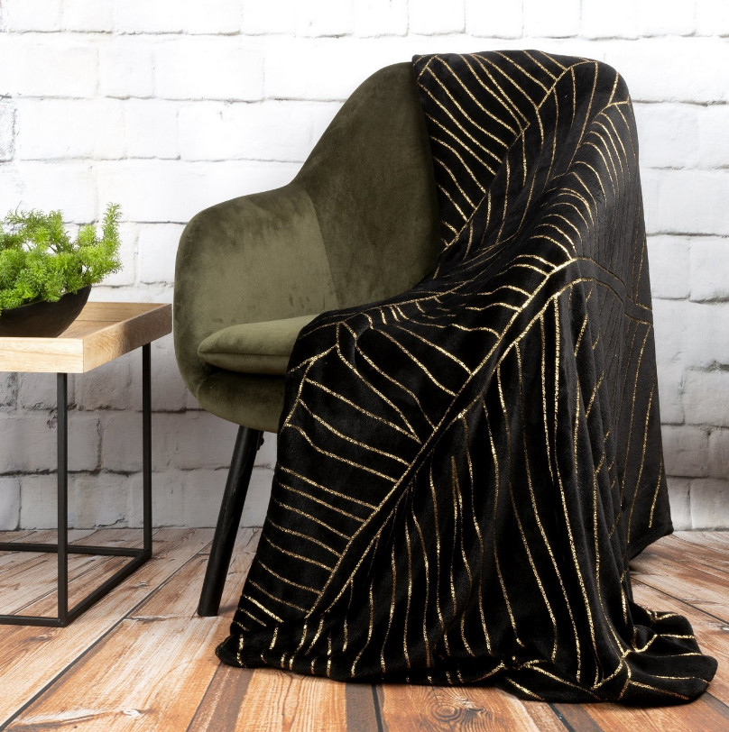 Deka LUNA 1 černá / zlatá