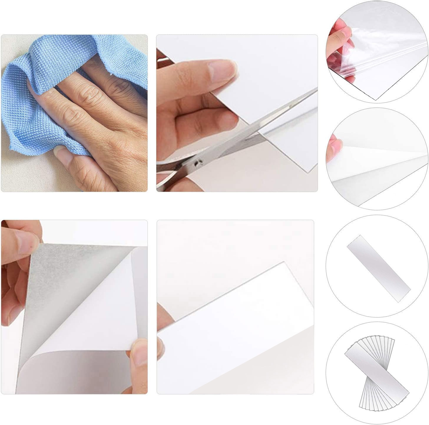 Zrcadlo OBLONG 50 cm stříbrné