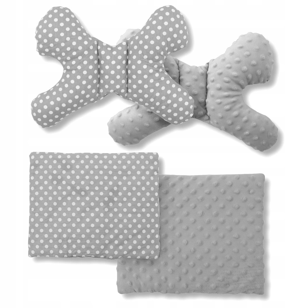 Dětské hnízdo  5v1 GREY/WHITE DOTS