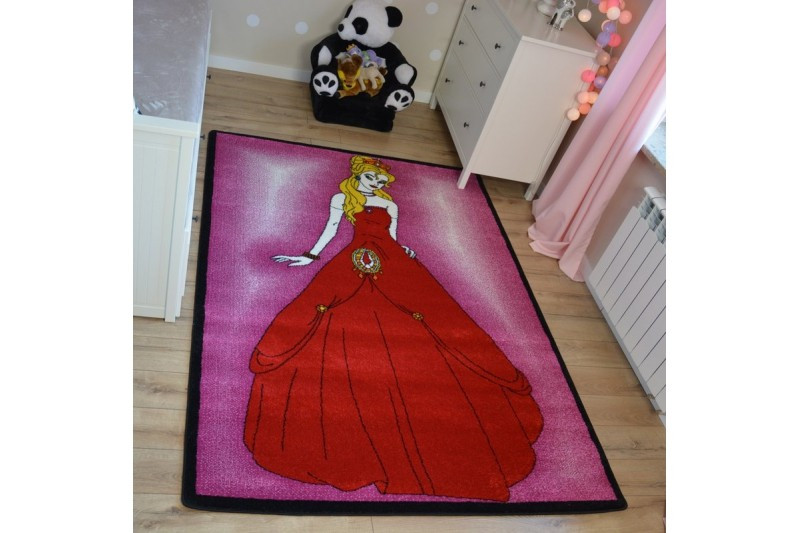 Dětský koberec Kids Princess růžový C425
