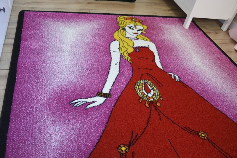 Dětský koberec Kids Princess růžový C425
