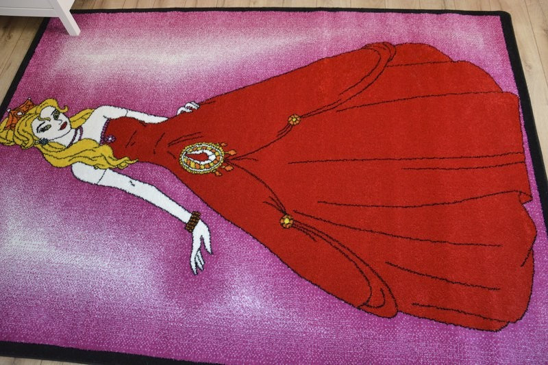 Dětský koberec Kids Princess růžový C425