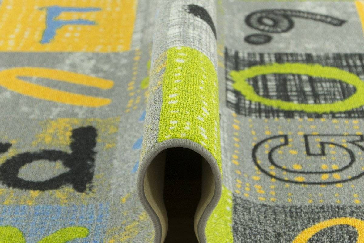 Dětský metrážový koberec Blackboard potisk