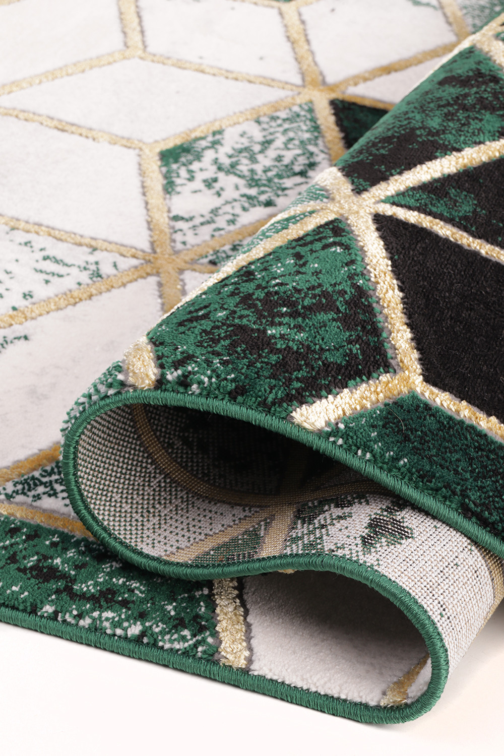 Koberec Diamond  K4432Y GREEN / GREEN