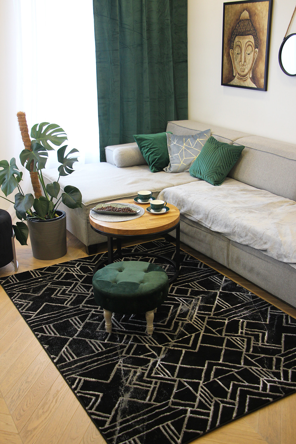 Koberec Diamond K4493S SILVER / SILVER