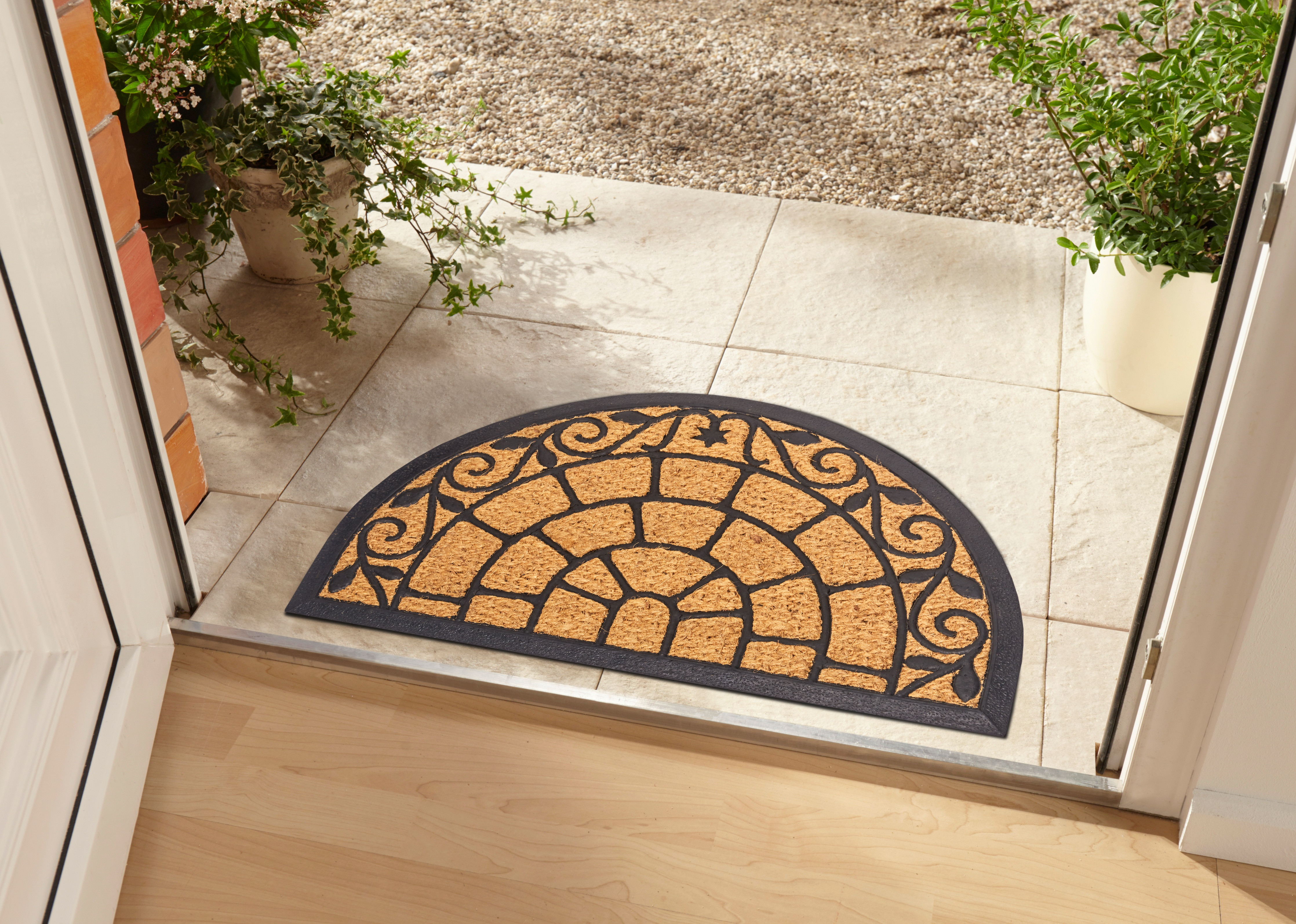 Rohožka Hanse Home Mix Mats béžová / černá