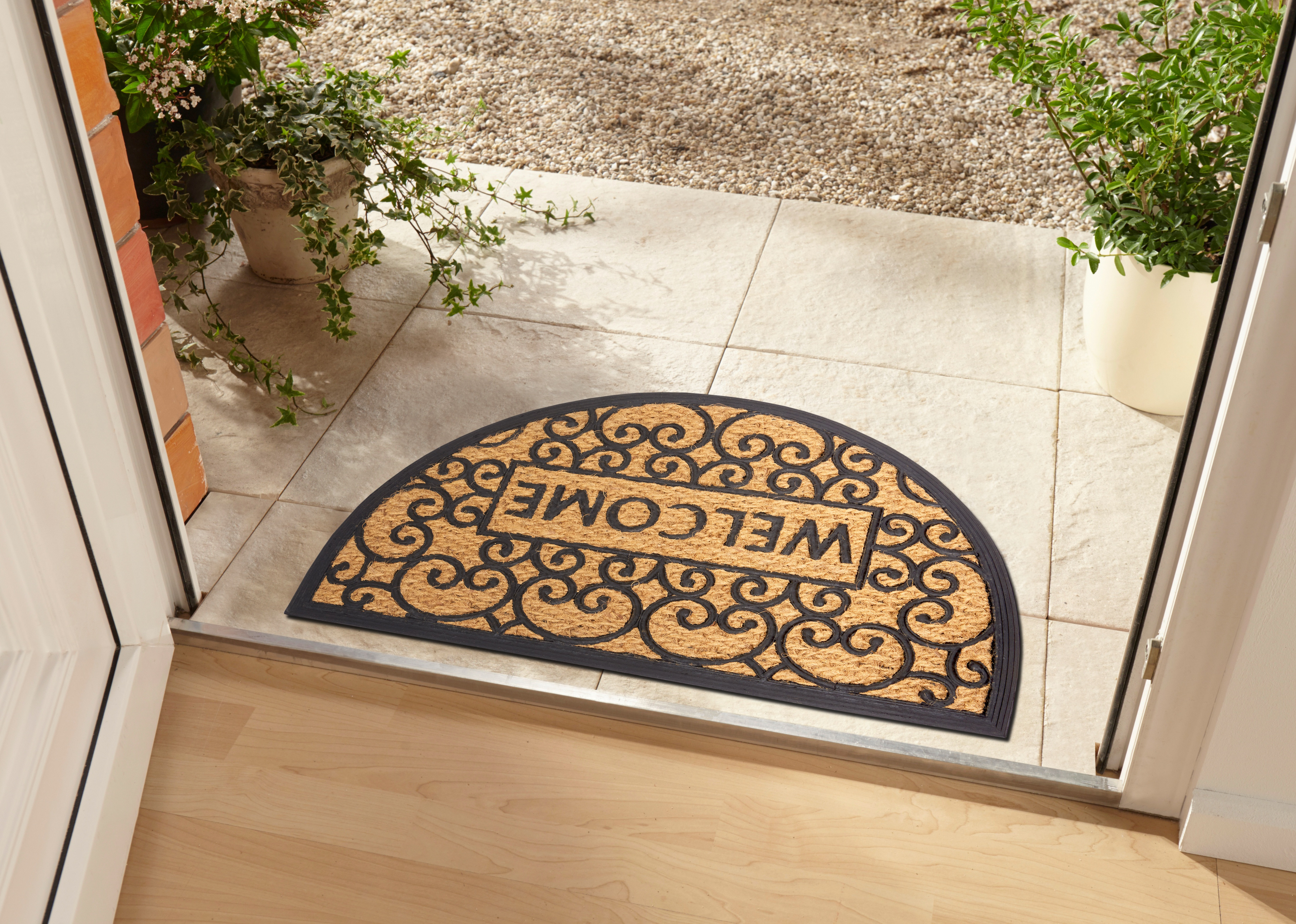 Rohožka Hanse Home Mix Mats Welcome béžová / černá