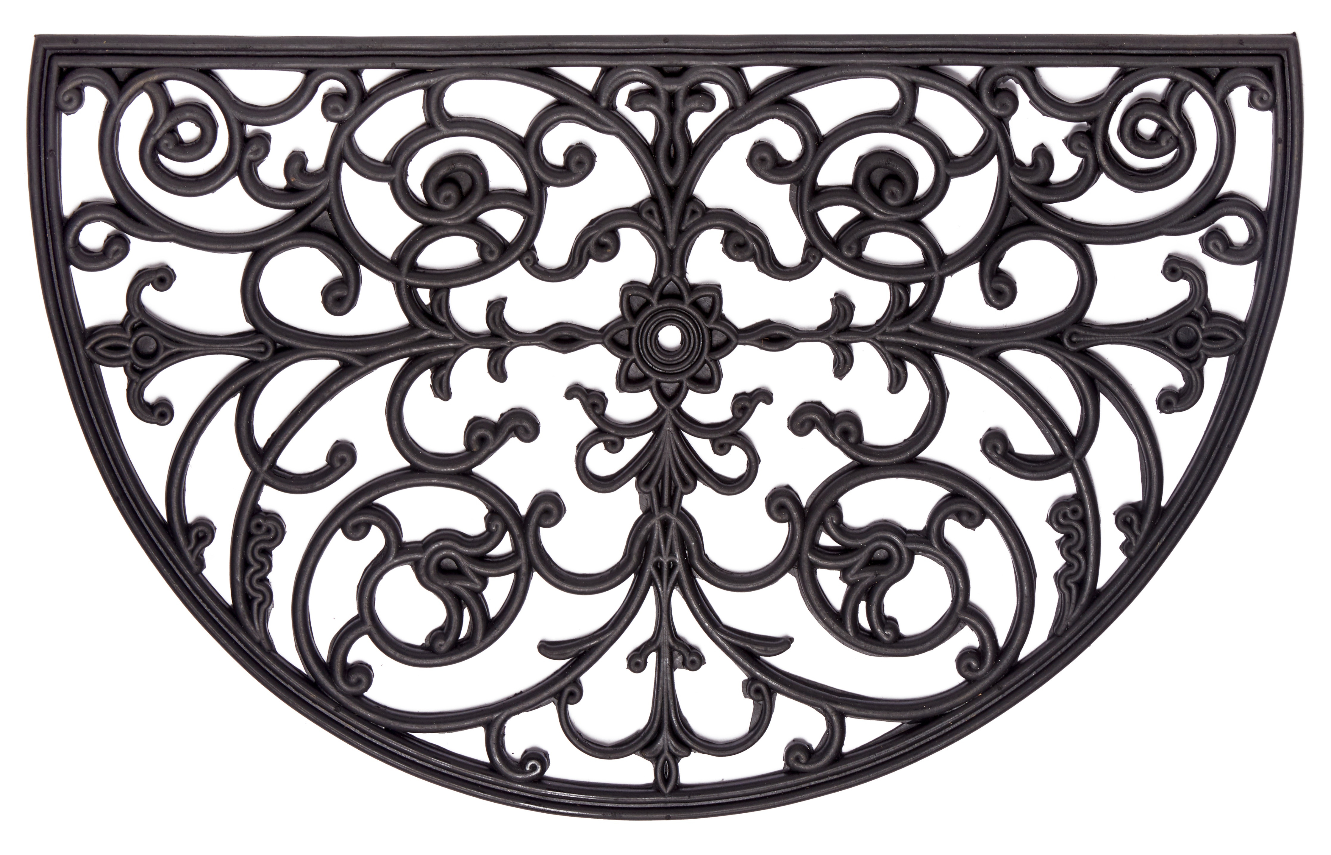 Rohožka Hanse Home Mix Mats ornamenty, černá