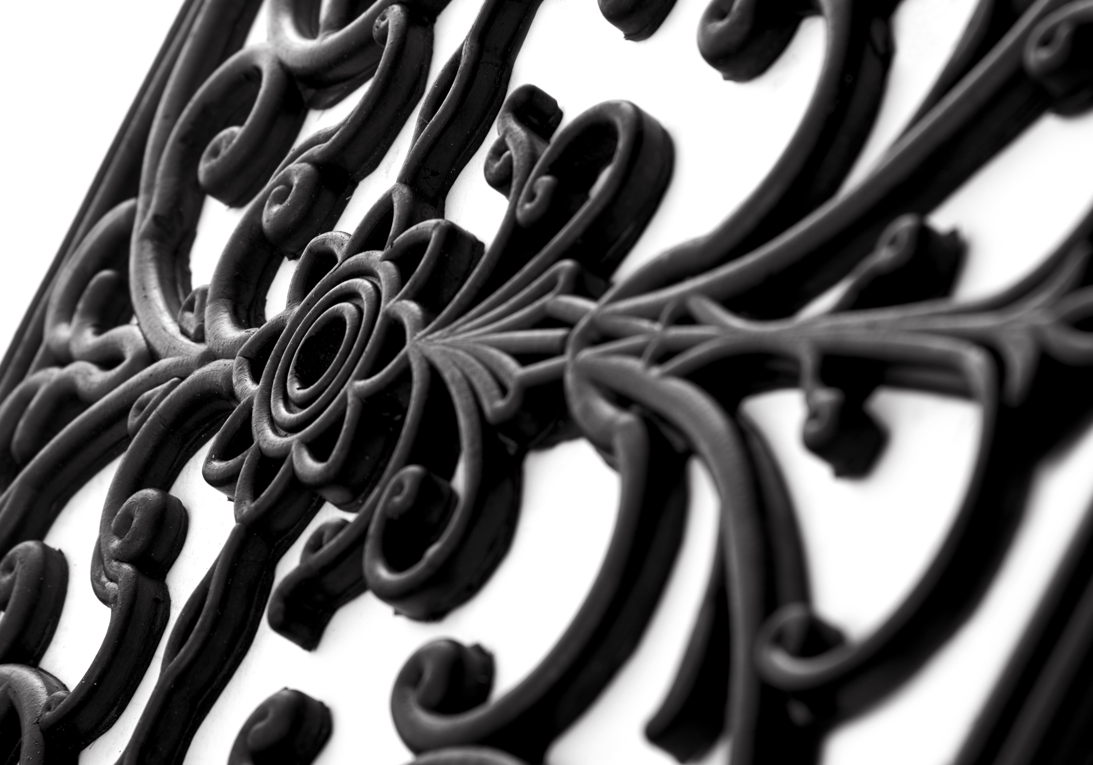 Rohožka Hanse Home Mix Mats ornamenty, černá