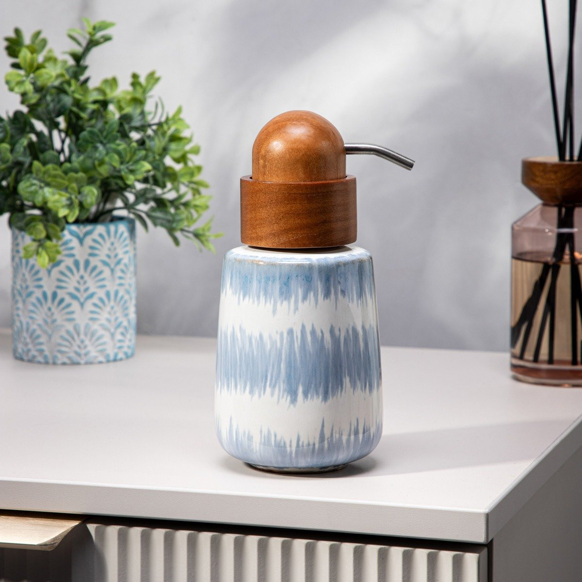 Dávkovač na mýdlo NODO modrý 733222