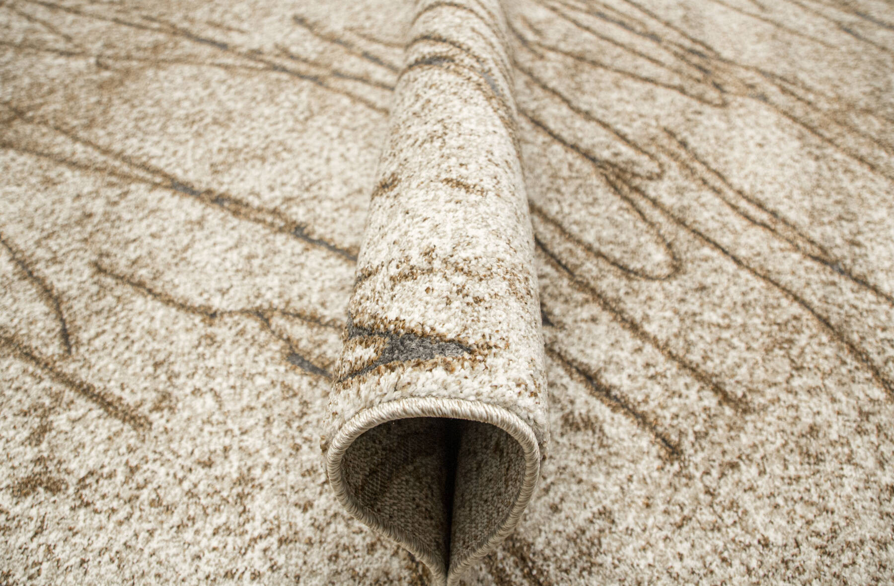 Koberec Zer Lux 5766A abstraktní, béžový / krémový / zlatý / šedý