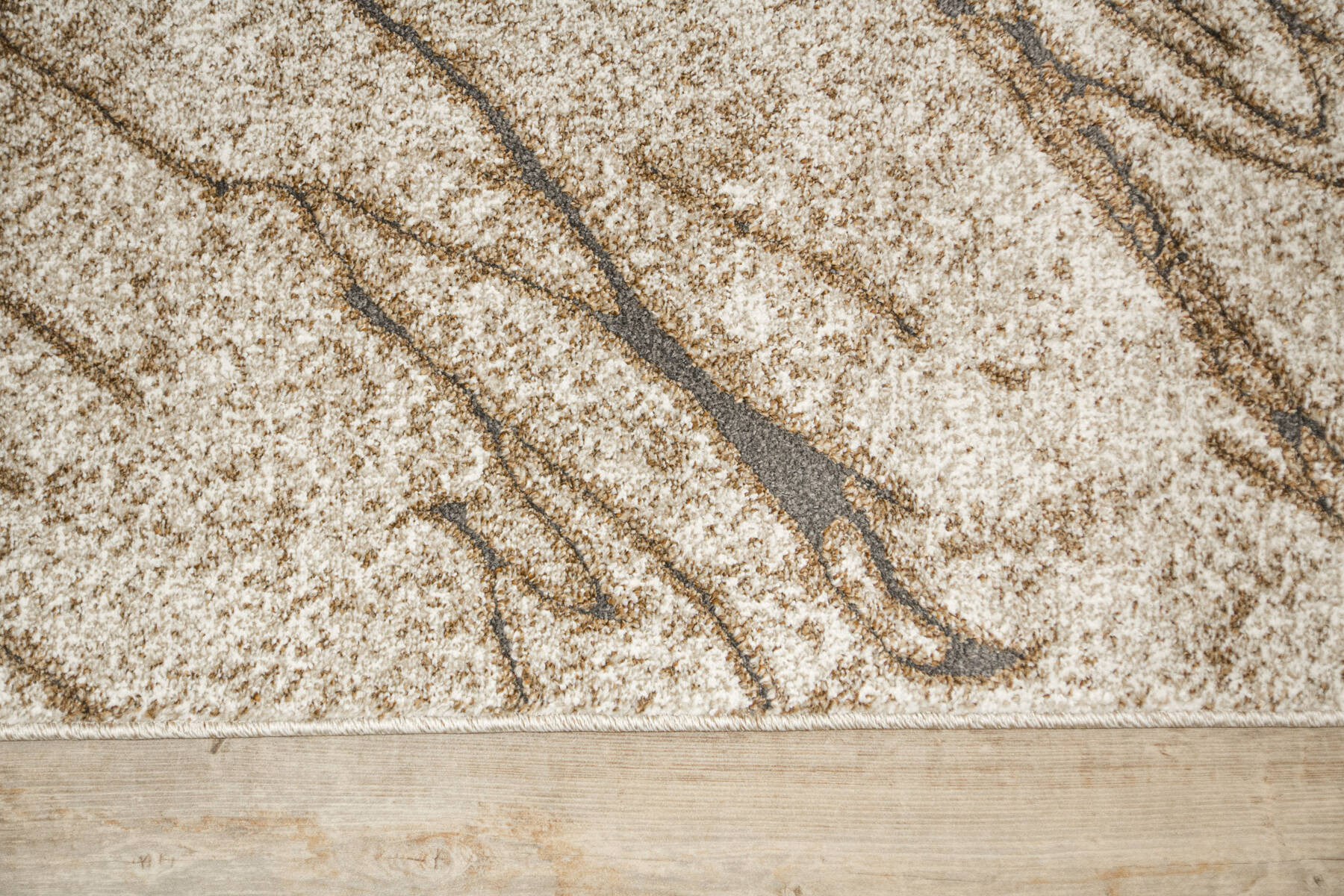 Koberec Zer Lux 5766A abstraktní, béžový / krémový / zlatý / šedý