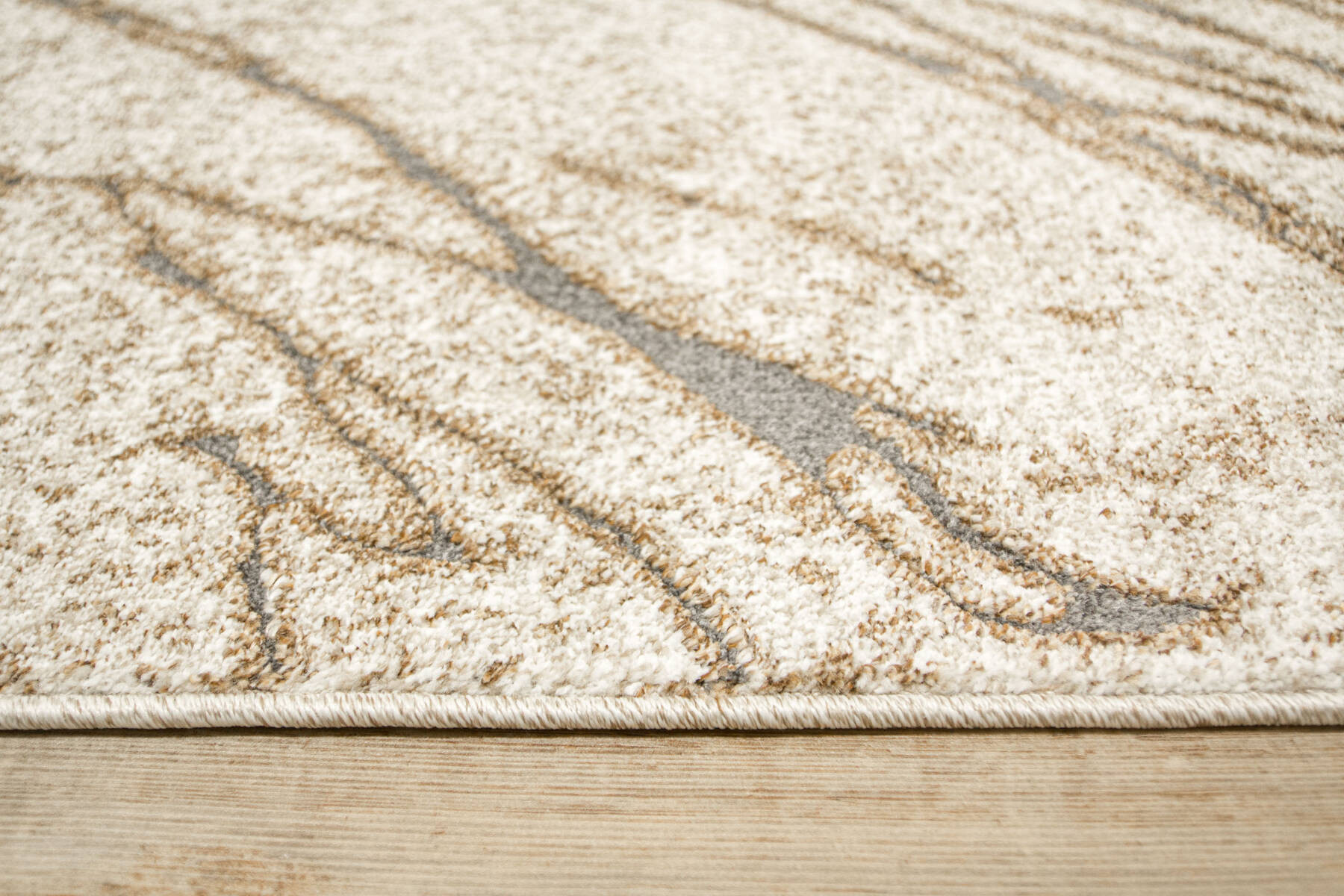 Koberec Zer Lux 5766A abstraktní, béžový / krémový / zlatý / šedý