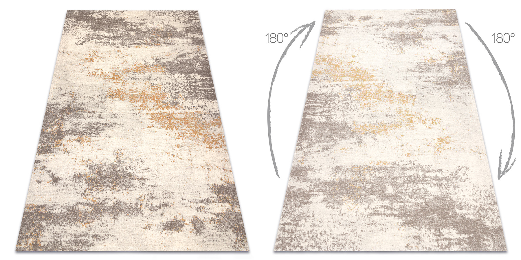Koberec OSTA ABBY 486.28.LA110 vintage, moderní béžový / šedý