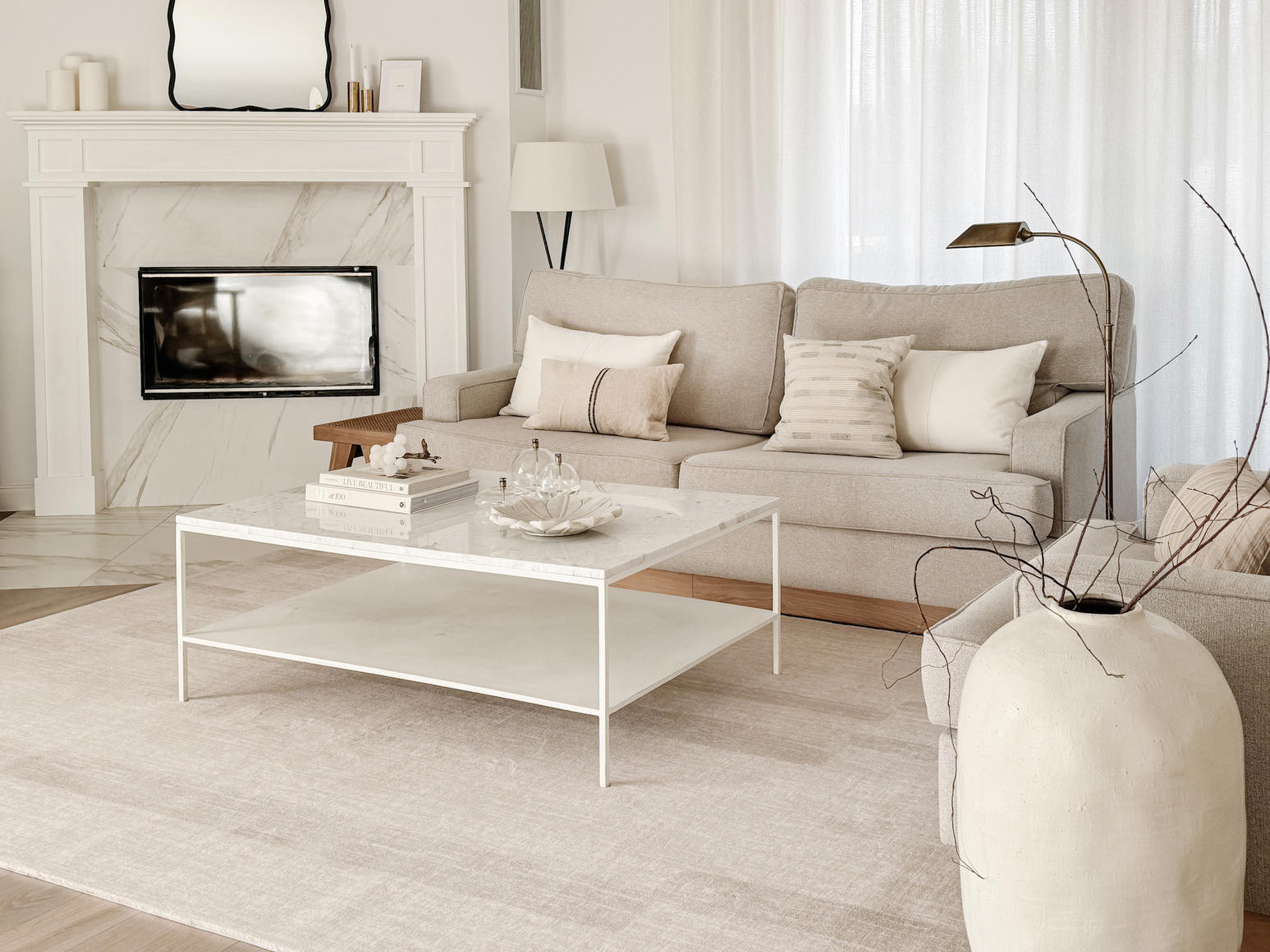 Koberec Agnella Agnus Brush Lines krémový