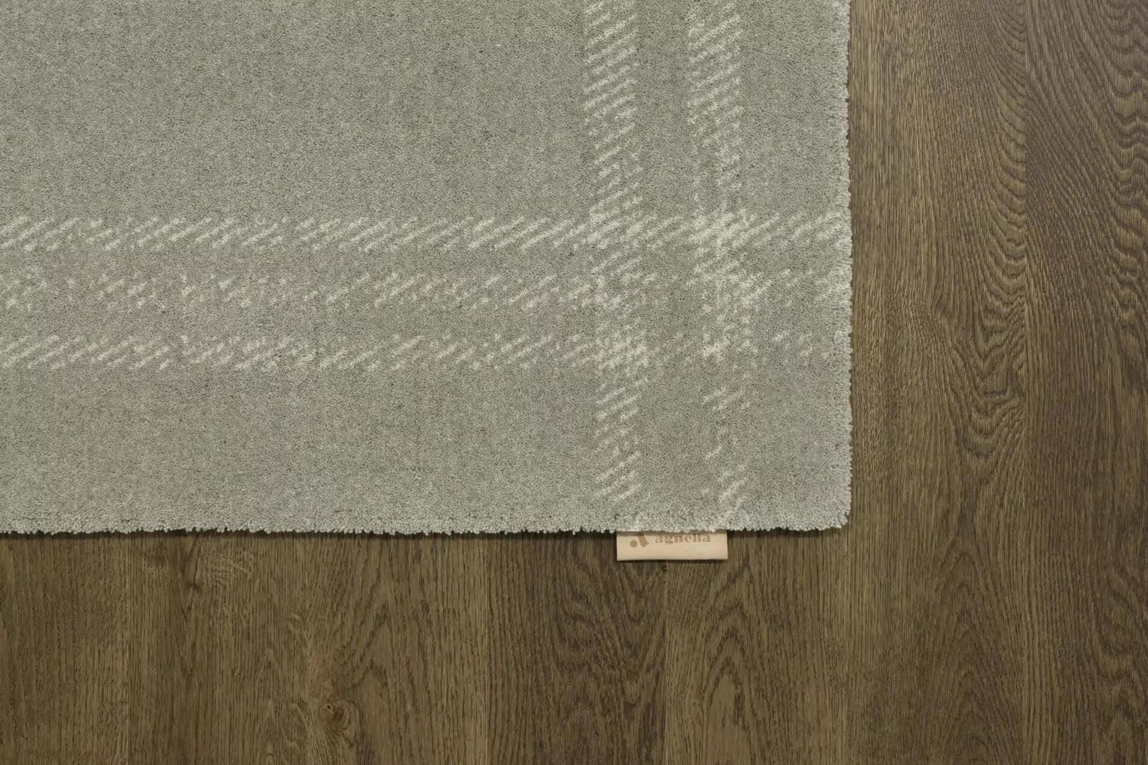 Koberec Agnella Calisia M Grid Rim Taupe
