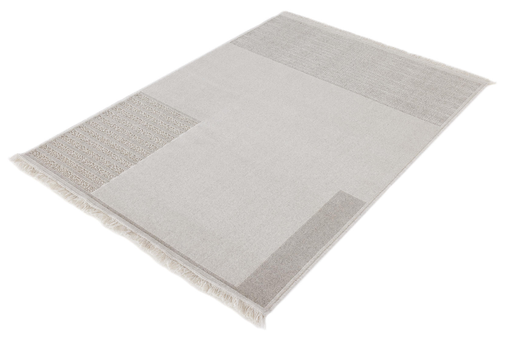 Koberec Agnella Noble Nizer světle šedý třásně