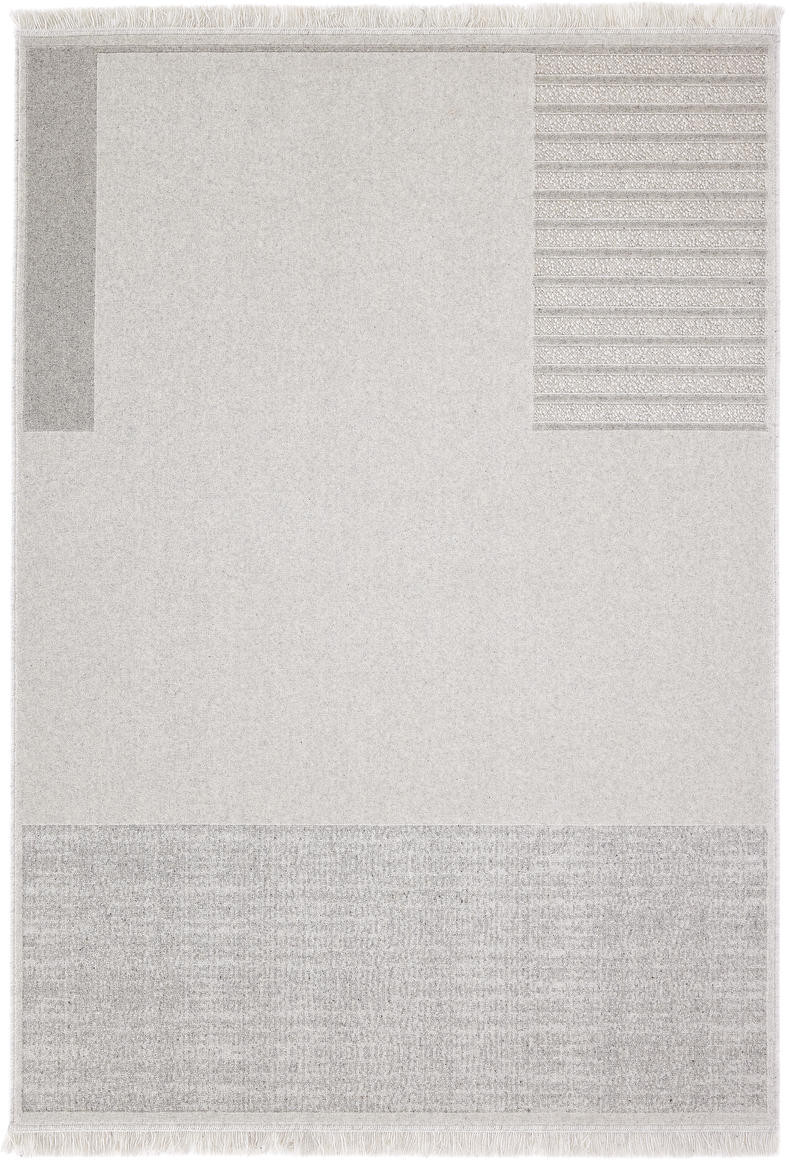 Koberec Agnella Noble Nizer světle šedý třásně