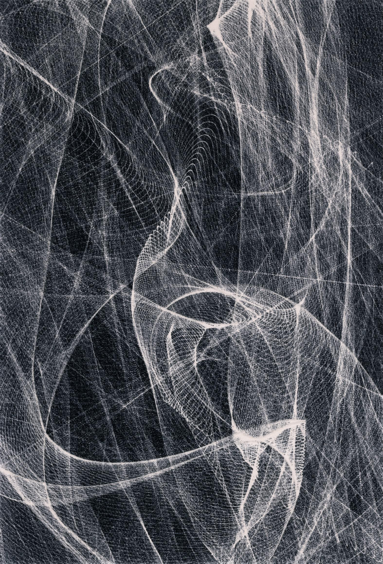 Koberec Agnella Opal Fractals černý