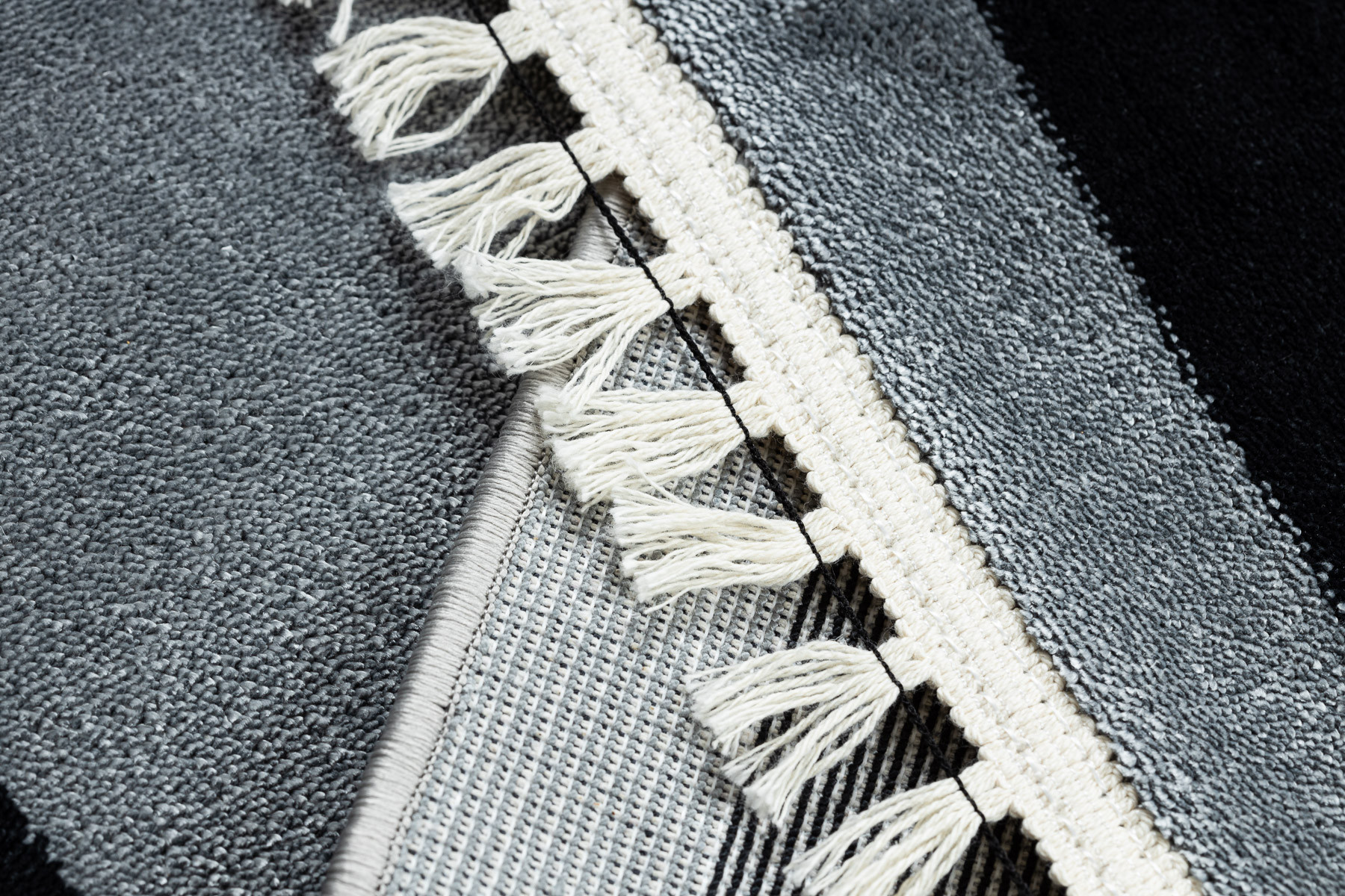 Koberec AMOUR 53113D rám, šedý