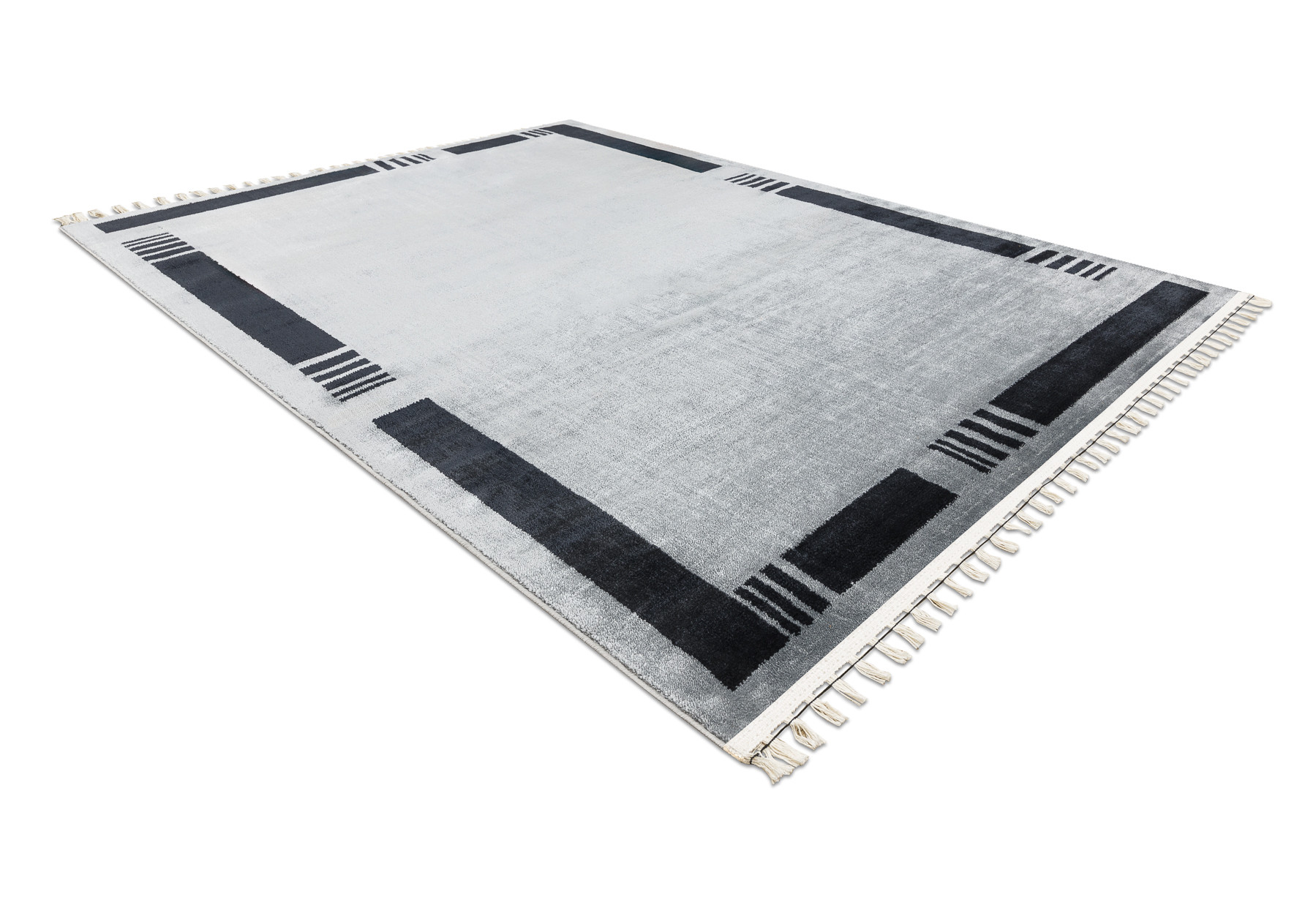 Koberec AMOUR 53113D rám, šedý