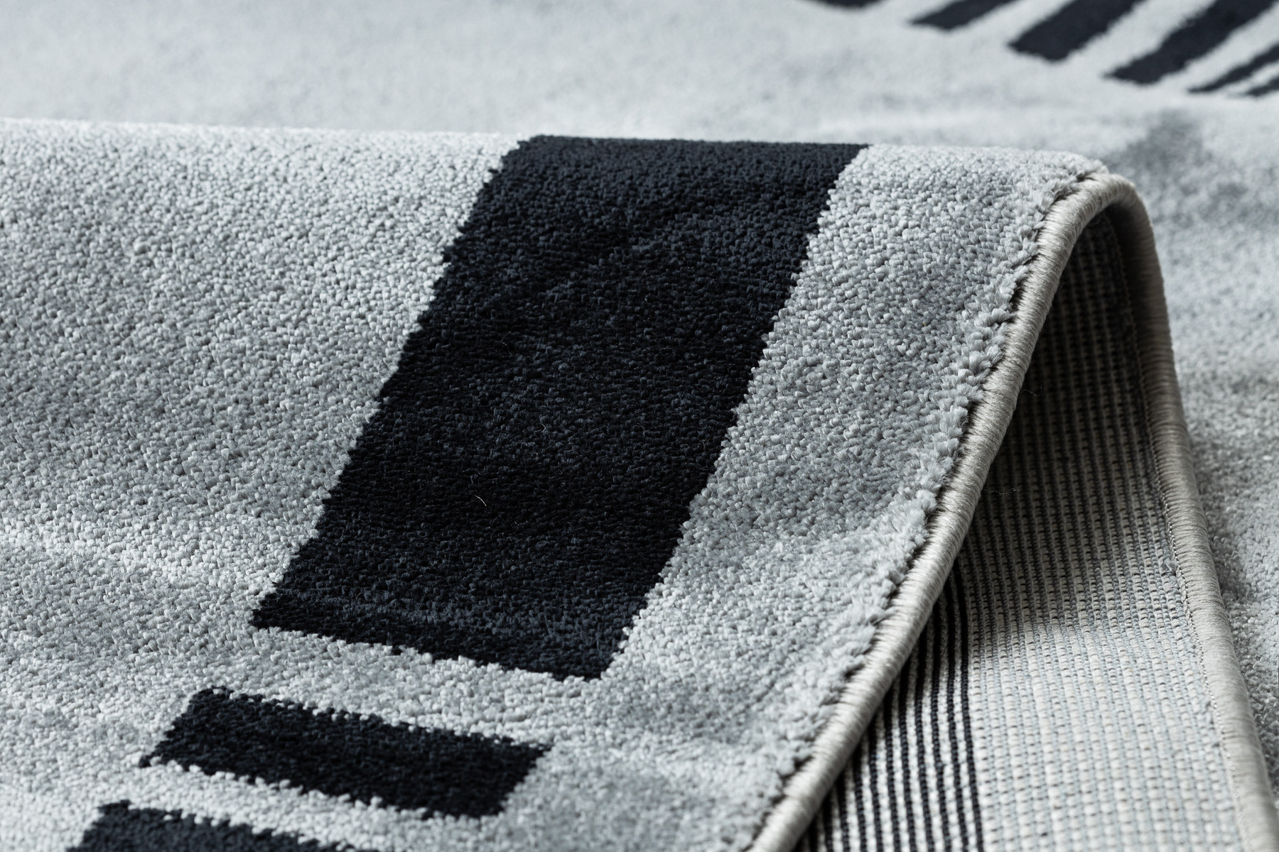 Koberec AMOUR 53113D rám, šedý