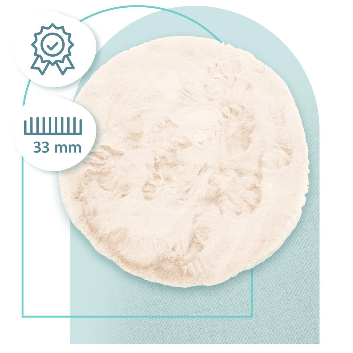 Koberec Angelo béžový kruh