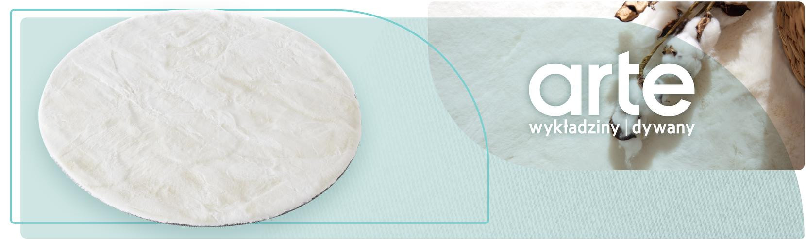 Koberec Angelo bílý kruh