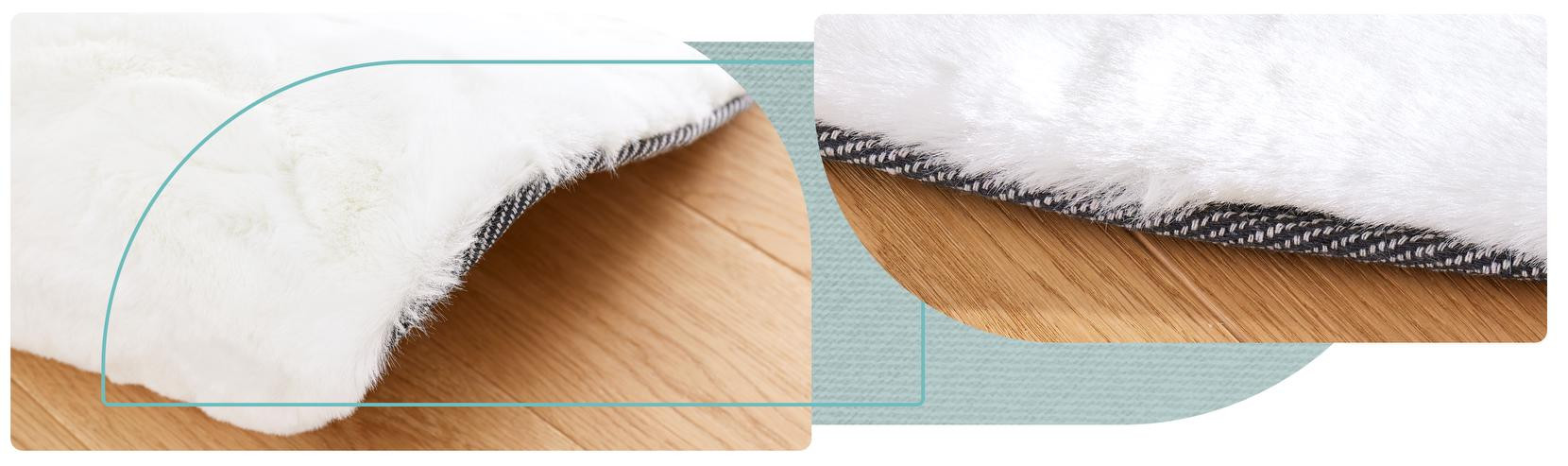 Koberec Angelo bílý kruh