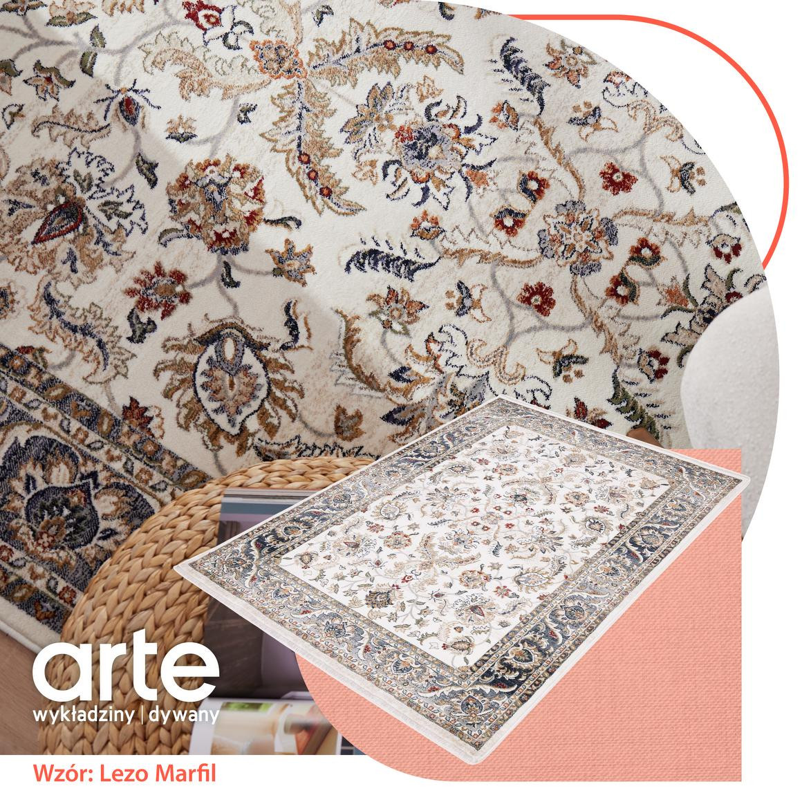 Koberec Basque Lezo Marfil