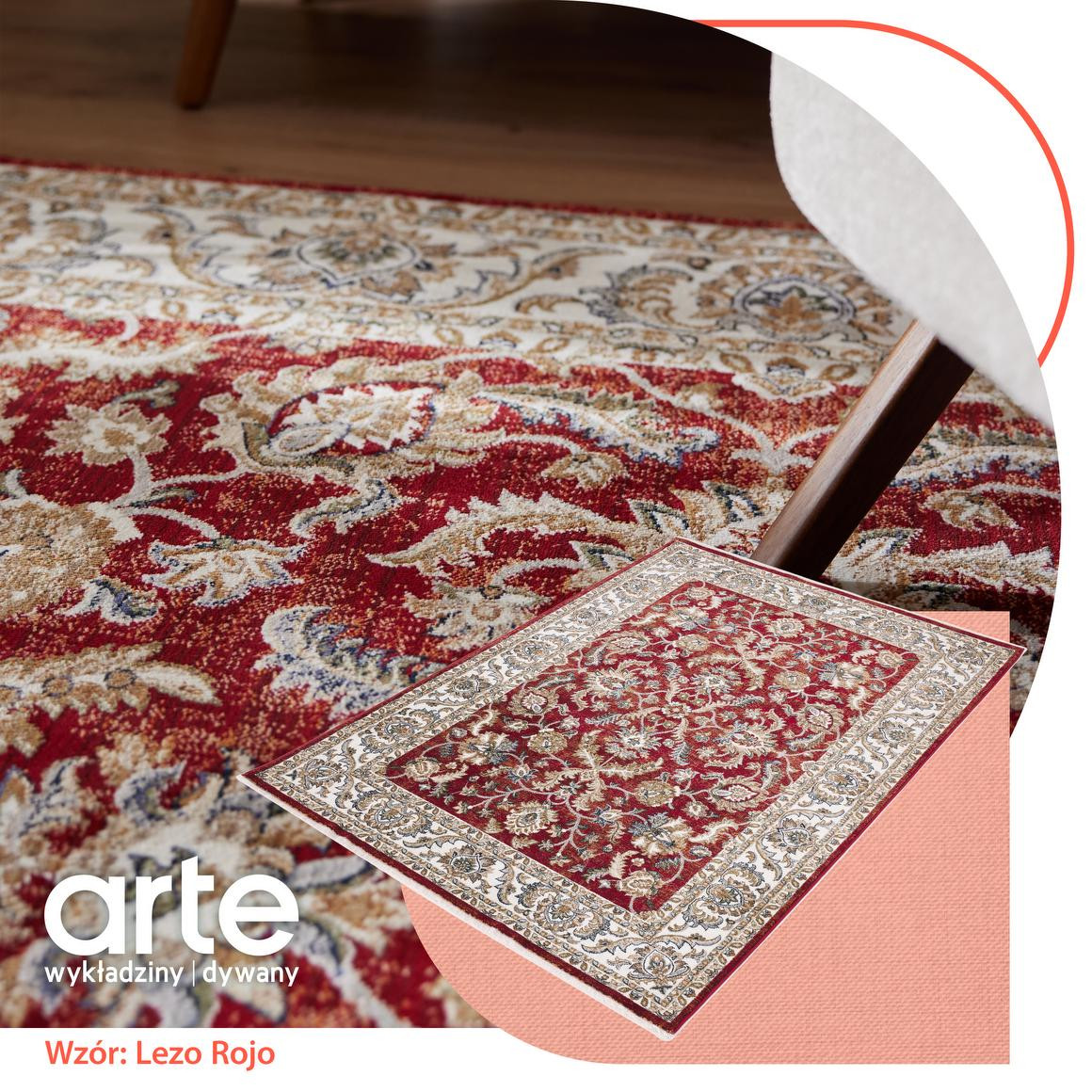 Koberec Basque Lezo Rojo