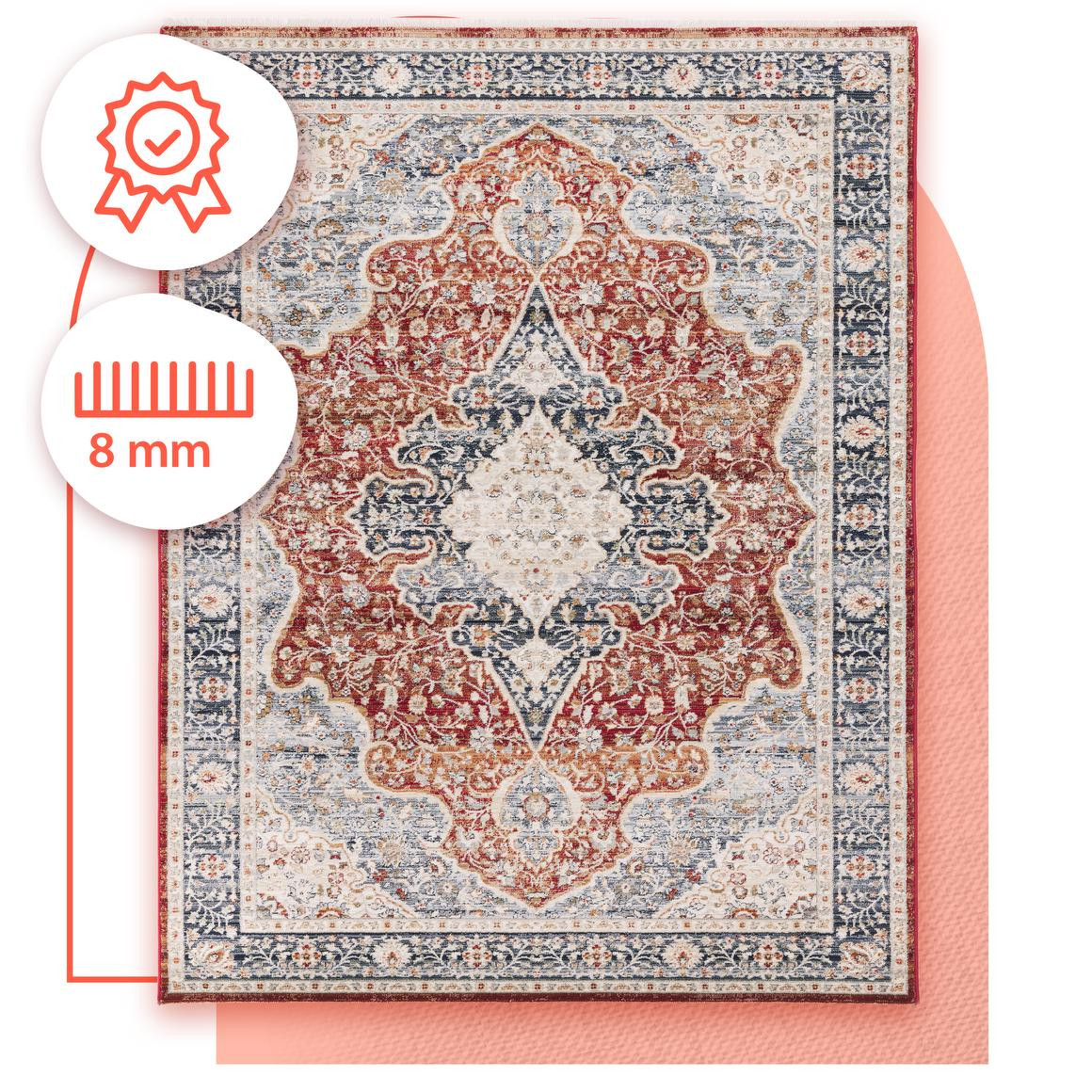 Koberec Basque Onati Rojo