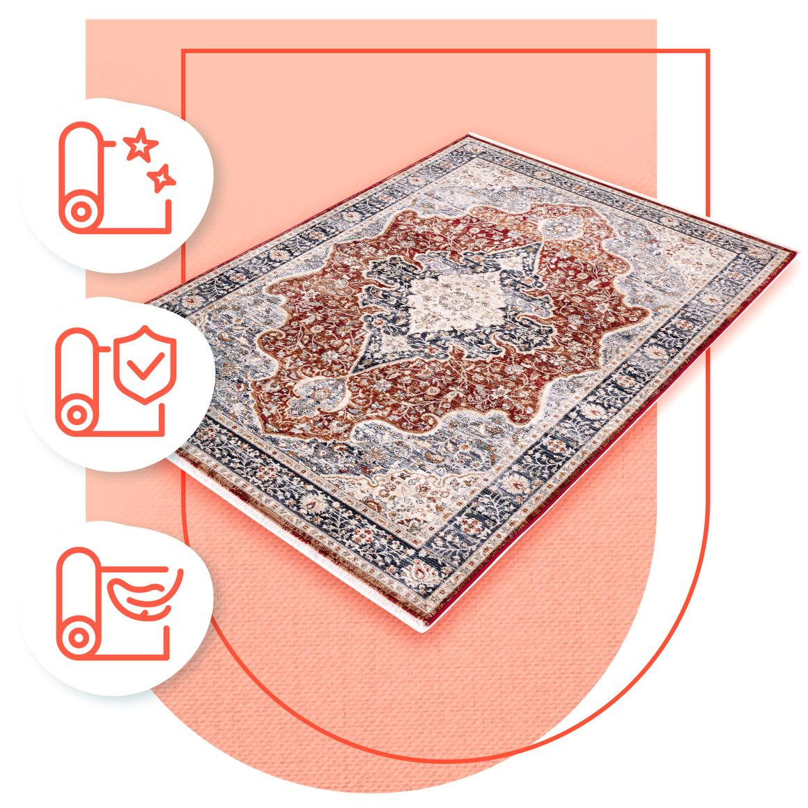 Koberec Basque Onati Rojo