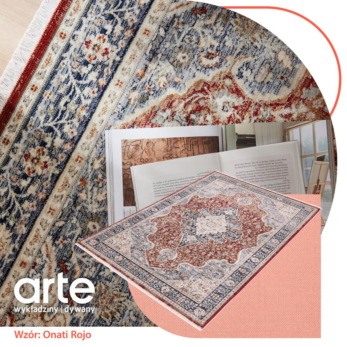 Koberec Basque Onati Rojo