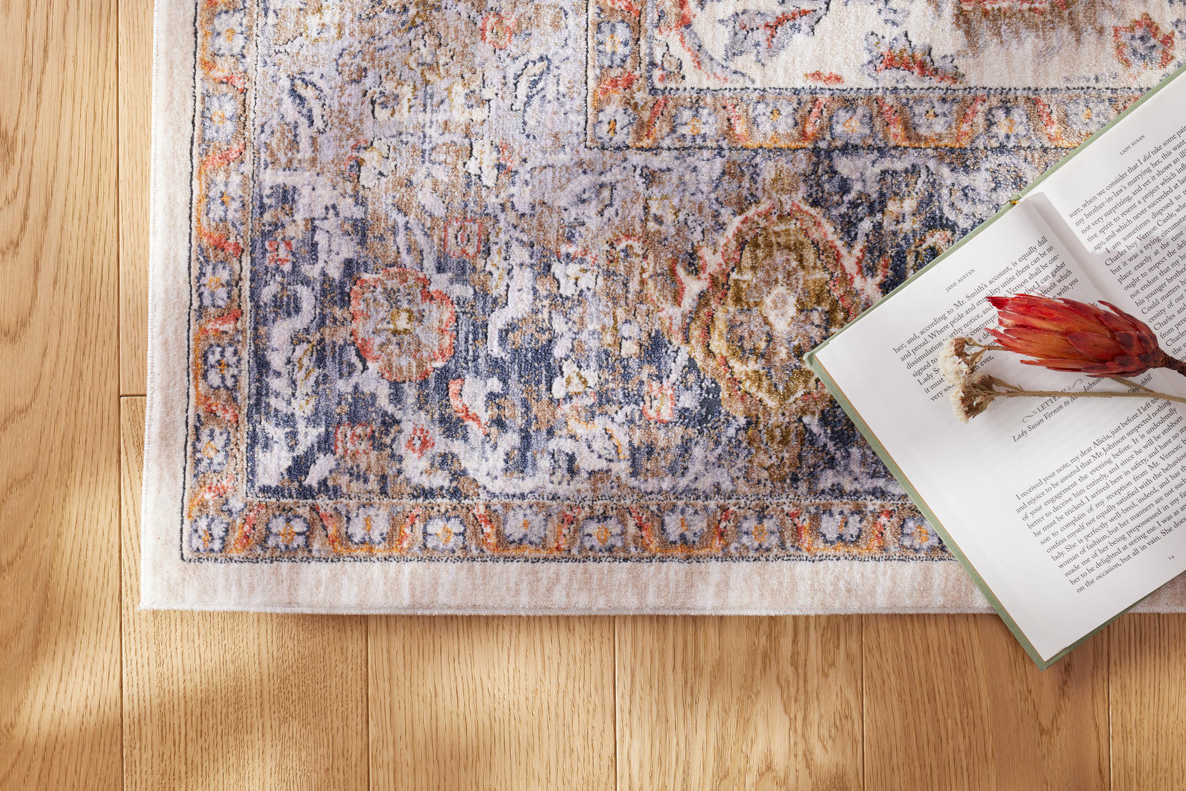 Koberec Bazylea Cerulean