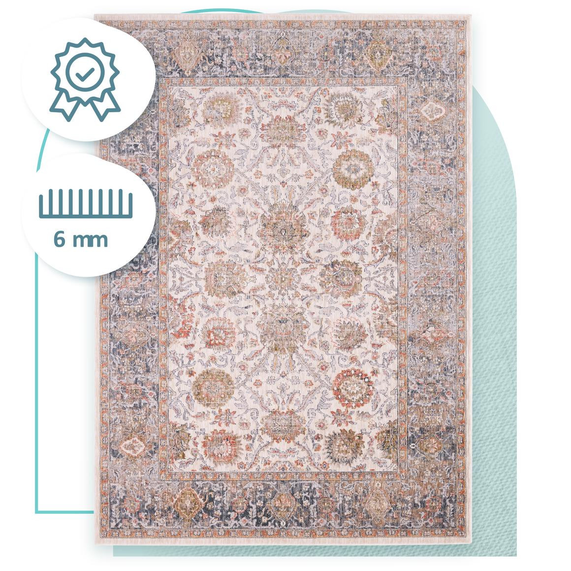 Koberec Bazylea Cerulean